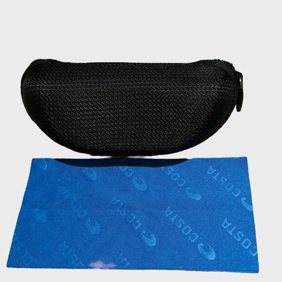 Costa Hard Eyeglasses Sunglasses Case and Glass Cleaner Wipe - Picture 3 of 6